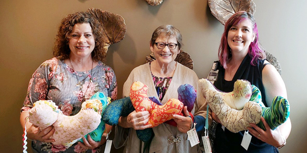 Handmade pillows bring comfort to cancer patients