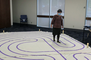 Staff wellness labyrinth